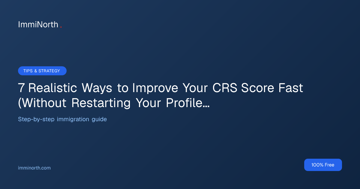 7 Realistic Ways to Improve Your CRS Score Fast (Without Restarting ...